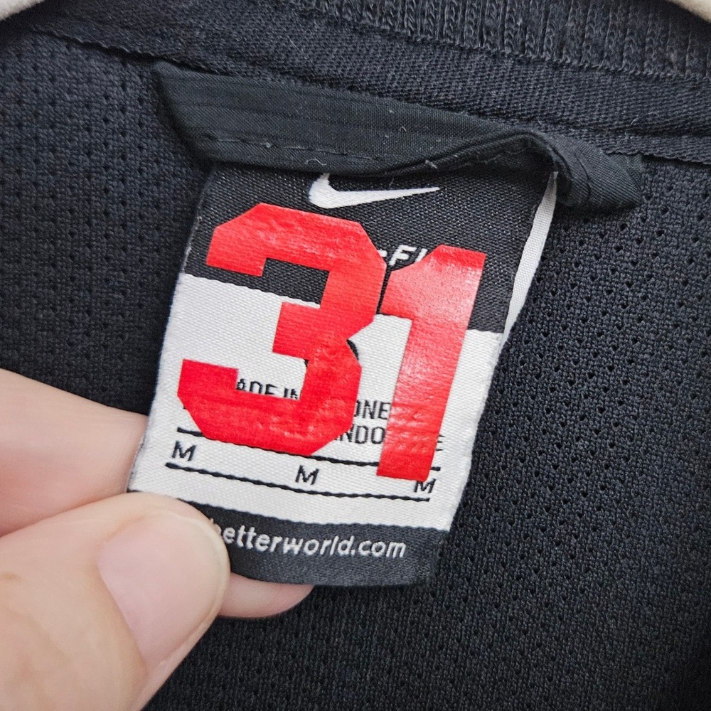 Nike Track Jacket Mens M Black White Storm-Fit Full Zip Sporty Windbreaker Coat - Picture 3 of 10